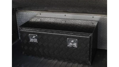 Spec-D Universal 36" Heavy Duty Black Aluminum Underbody Truck Tool Box w/ T-Handle Latches, Locks, & Keys                                     - TBOX-ALM11BK - Image 10