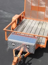 Spec-D Universal 36" Heavy Duty Silver Aluminum Underbody Truck Tool Box w/ T-Handle Latches, Locks, & Keys                                     - TBOX-ALM11 - Image 3