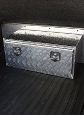 Spec-D Universal 36" Heavy Duty Silver Aluminum Underbody Truck Tool Box w/ T-Handle Latches, Locks, & Keys                                     - TBOX-ALM11 - Image 5