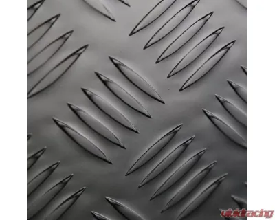 Spec-D Universal 49" Heavy Duty Black Aluminum Truck Tool Box w/ Side Handles, Lock, & Keys - TBOX-ALM14BK