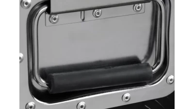 Spec-D Universal 49" Heavy Duty Black Aluminum Truck Tool Box w/ Side Handles, Lock, & Keys                                     - TBOX-ALM14BK - Image 6