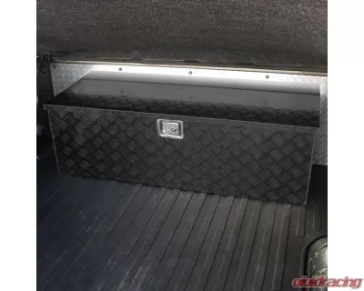 Spec-D Universal 49" Heavy Duty Silver Aluminum Truck Tool Box w/ Side Handles, Lock, & Keys - TBOX-ALM14