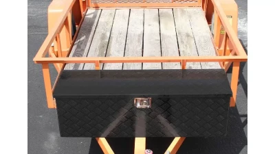 Spec-D Universal 49" Heavy Duty Silver Aluminum Truck Tool Box w/ Side Handles, Lock, & Keys                                     - TBOX-ALM14 - Image 10