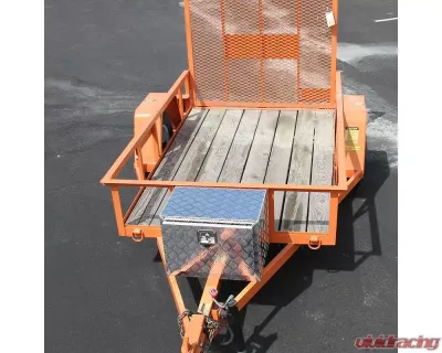 Spec-D Universal 24" Heavy Duty Silver Aluminum Underbody Truck Tool Box w/ T-Handle Latch, Lock, & Keys - TBOX-ALM15