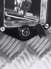 Spec-D Universal 24" Heavy Duty Silver Aluminum Underbody Truck Tool Box w/ T-Handle Latch, Lock, & Keys                                     - TBOX-ALM15 - Image 8