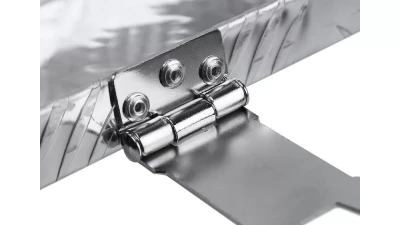 Spec-D Universal 24" Heavy Duty Silver Aluminum Truck Tool Box w/ Side Handles, Lock, & Keys                                     - TBOX-ALM25 - Image 9