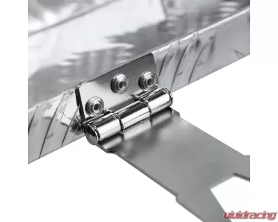 Spec-D Universal 24" Heavy Duty Silver Aluminum Truck Tool Box w/ Side Handles, Lock, & Keys - TBOX-ALM25