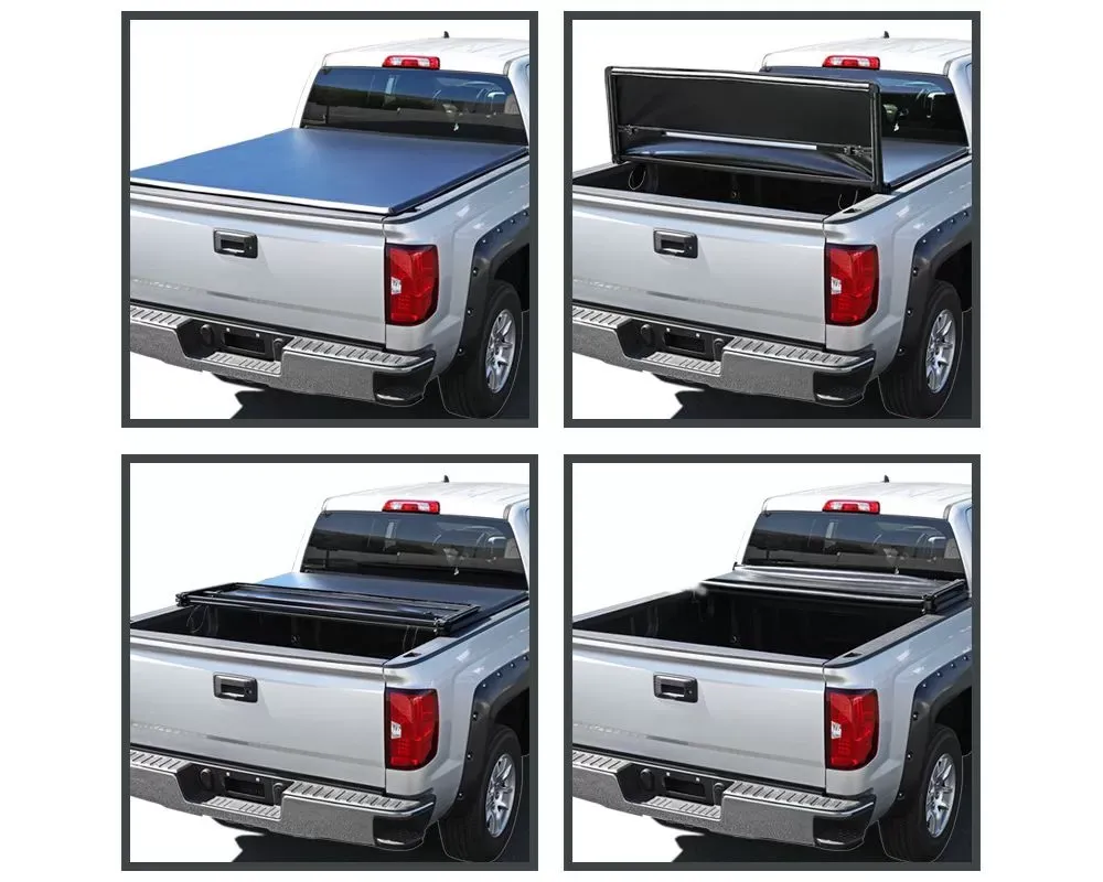 Spec-D 66" Short Bed Tri-Fold Tonneau Cover Toyota Tundra CrewMax 2007-2019 - TC3-TUN07-55-MP