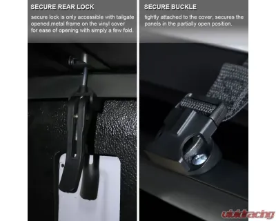 Spec-D 6'6" Standard Bed Hard Quad-Fold Tonneau Cover Ford F-150 2015-2021 - TC4H-F15015-65-SP