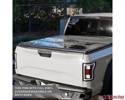 Spec-D 6'6" Standard Bed Hard Quad-Fold Tonneau Cover Ford F-150 2015-2021 - TC4H-F15015-65-SP