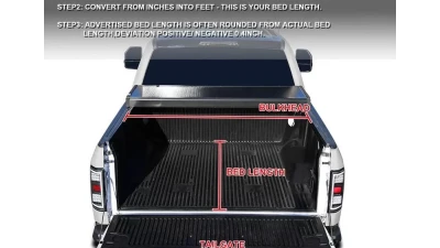 Spec-D 6'6" Standard Bed Hard Quad-Fold Tonneau Cover Ford F-150 2015-2021                                     - TC4H-F15015-65-SP - Image 9