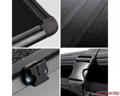 Spec-D 6' Short Bed Hard Quad-Fold Tonneau Cover Toyota Pickup 1989-2004 - TC4H-PIK89-6-SP