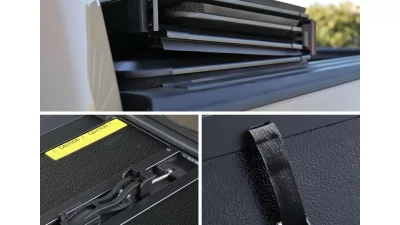 Spec-D 6.4' Bed Hard Quad-Fold Tonneau Cover Dodge Ram 2002-2021                                     - TC4H-RAM02-65-SP - Image 2