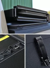 Spec-D 5'6" Bed Hard Quad-Fold Tonneau Cover Nissan Titan 2016-2021                                     - TC4H-TIT16-55-SP - Image 3