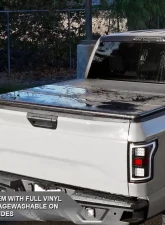 Spec-D 5'6" Bed Hard Quad-Fold Tonneau Cover Nissan Titan 2016-2021                                     - TC4H-TIT16-55-SP - Image 7