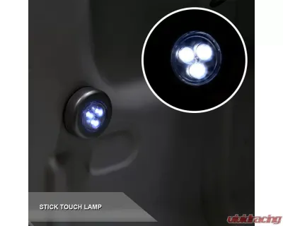 Spec-D 6.5' Short Bed Hard Quad-Fold Tonneau Cover Toyota Tundra 2014-2019 - TC4H-TUN14-65-SP