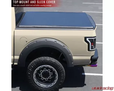 Spec-D 66" Short Bed Roll Up Vinyl Tonneau Cover Ford F-150 2004-2014 - TCR-F15004-55-MP