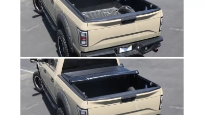 Spec-D 66" Short Bed Roll Up Vinyl Tonneau Cover Ford F-150 2004-2014                                     - TCR-F15004-55-MP - Image 4