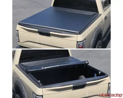 Spec-D 66" Short Bed Roll Up Vinyl Tonneau Cover Ford F-150 2004-2014 - TCR-F15004-55-MP