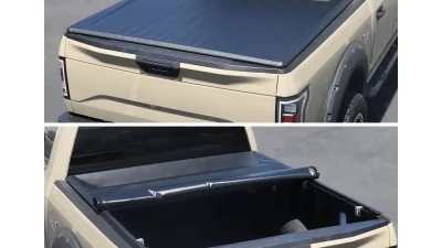 Spec-D 78" Short Bed Roll Up Vinyl Tonneau Cover Ford F-Series 1999-2015                                     - TCR-F25099-65-MP - Image 9