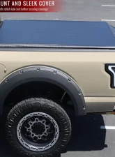 Spec-D 60" Short Bed Roll Up Vinyl Tonneau Cover Nissan Frontier Crew Cab 2005-2016                                     - TCR-FRO05-5-MP - Image 9