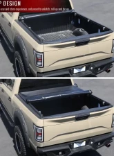Spec-D 60" Short Bed Roll Up Vinyl Tonneau Cover Nissan Frontier Crew Cab 2005-2016                                     - TCR-FRO05-5-MP - Image 4
