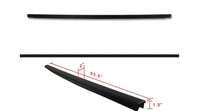 Spec-D Black Textured ABS Tailgate Cap Cover Ford F-150 | Lincoln Mark LT 2004-2008                                     - TGP-F15005-BK-FS - Image 7