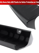 Spec-D Black Textured ABS Tailgate Cap Cover Dodge RAM 2006-2009                                     - TGP-RAM06-BK-FS - Image 3