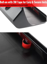 Spec-D Black Textured ABS Tailgate Cap Cover Dodge RAM 2006-2009                                     - TGP-RAM06-BK-FS - Image 8