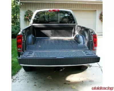 Spec-D Black Textured ABS Tailgate Cap Cover Dodge RAM 2006-2009 - TGP-RAM06-BK-FS