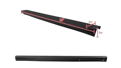 Spec-D Black Textured ABS OE Style Tailgate Cap Protector Cover Chevrolet Silverado | GMC Sierra 2007-2014                                     - TGP-SIV0715-BK-FS - Image 2