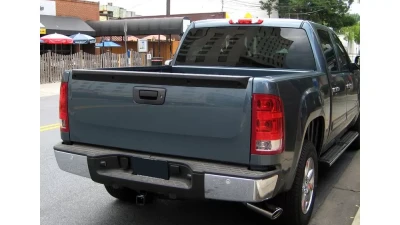 Spec-D Tailgate Spoiler Molding Protector Chevrolet Silverado | GMC Sierra 2007-2014                                     - TGP-SIV0715-BK-KX - Image 9