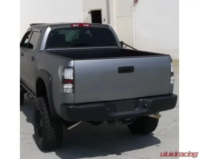 Spec-D Black Textured ABS OE Style Tailgate Cap Protector Cover Toyota Tundra 2007-2013 - TGP-TUN07-BK-FS