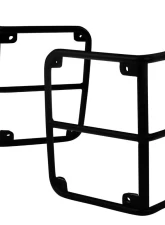 Spec-D Black Steel Tail Light Guards Jeep Wrangler JK 2007-2018                                     - TLT-WRG07BK-JK - Image 8