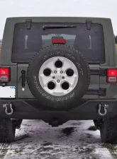 Spec-D Black Steel Tail Light Guards Jeep Wrangler JK 2007-2018                                     - TLT-WRG07BK-JK - Image 8
