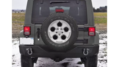 Spec-D JK Black Steel Taillight Guards Jeep Wrangler 2007-2018                                     - TLT-WRG07BK-JK - Image 8