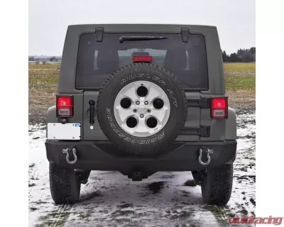 Spec-D Black Steel Tail Light Guards Jeep Wrangler JK 2007-2018 - TLT-WRG07BK-JK