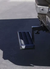 Spec-D Universal Black Aluminum Hitch Mounted 6" Drop Rear Bumper Step & Protector For 2" Hitch Receiver                                     - TOW-HR1101BK-WB - Image 4
