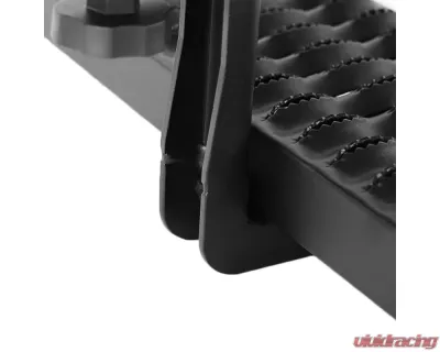 Spec-D Universal Black Aluminum Hitch Mounted 6" Drop Rear Bumper Step & Protector For 2" Hitch Receiver - TOW-HR1101BK-WB