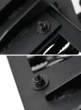 Spec-D Universal Black Aluminum Hitch Mounted 6" Drop Rear Bumper Step & Protector For 2" Hitch Receiver                                     - TOW-HR1101BK-WB - Image 9