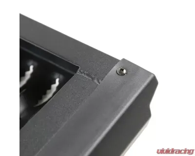 Spec-D Universal Black Aluminum Hitch Mounted 6" Drop Rear Bumper Step & Protector For 2" Hitch Receiver - TOW-HR1101BK-WB