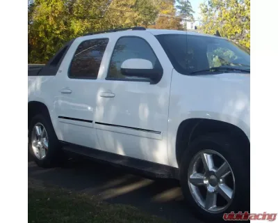 Spec-D Stainless Steel 4pc Side Door Trim Set Chevrolet Avalanche | Suburban 2007-2009 - TSM-AVA07SS