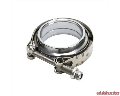 Spec-D Universal 2.5" Mild Steel V-Band Clamp Assembly - VBF-MS250