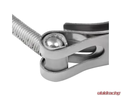 Spec-D Universal 2.5" Mild Steel V-Band Clamp Assembly - VBF-MS250