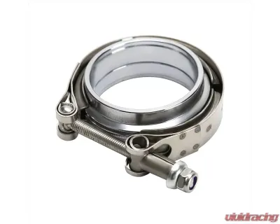 Spec-D Universal 3.0" Mild Steel V-Band Clamp Assembly - VBF-MS300