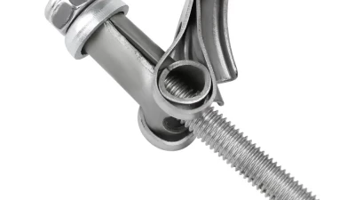 Spec-D Universal 3.0" Mild Steel V-Band Clamp Assembly                                     - VBF-MS300 - Image 4