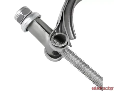 Spec-D Universal 3.0" Mild Steel V-Band Clamp Assembly - VBF-MS300