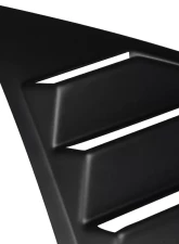 Spec-D Matte Black Polypropylene Window Louvers Dodge Challenger 2008-2020                                     - WLUQ-CHA08ABK-AK - Image 6