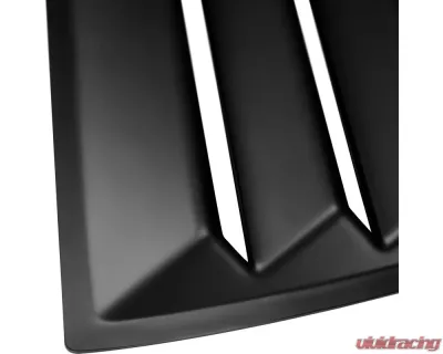 Spec-D Matte Black Polypropylene Window Louvers Dodge Challenger 2008-2020 - WLUQ-CHA08ABK-AK