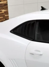 Spec-D Matte Black Polypropylene Window Louvers Dodge Challenger 2008-2020                                     - WLUQ-CHA08ABK-AK - Image 10